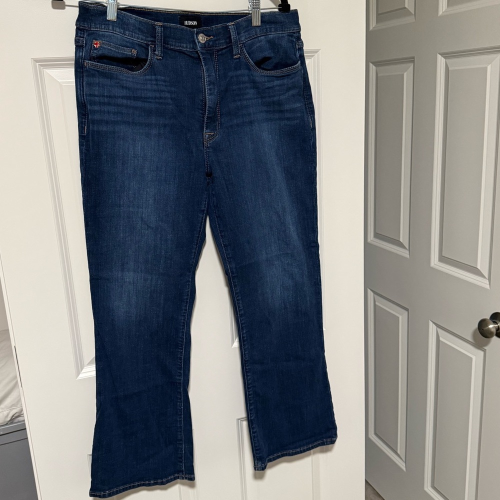 Hudson Jeans Dark Blue Flare & Wide Leg